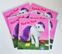 Official My Little Pony Retro (2002) greeting card - Hot to Trot