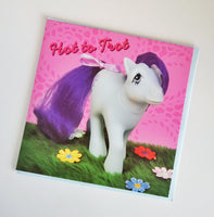Official My Little Pony Retro (2002) greeting card - Hot to Trot