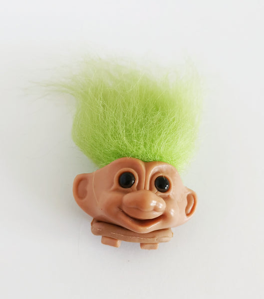 Green Haired Shoelace Hugger / Clip - DAM Troll