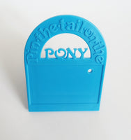 Pin the tail on the pony game - with 1 tail